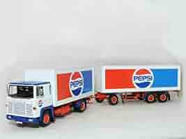 Amazon | 1/43 SCANIA 2連 トレーラー LB 110ペプシPEPSI